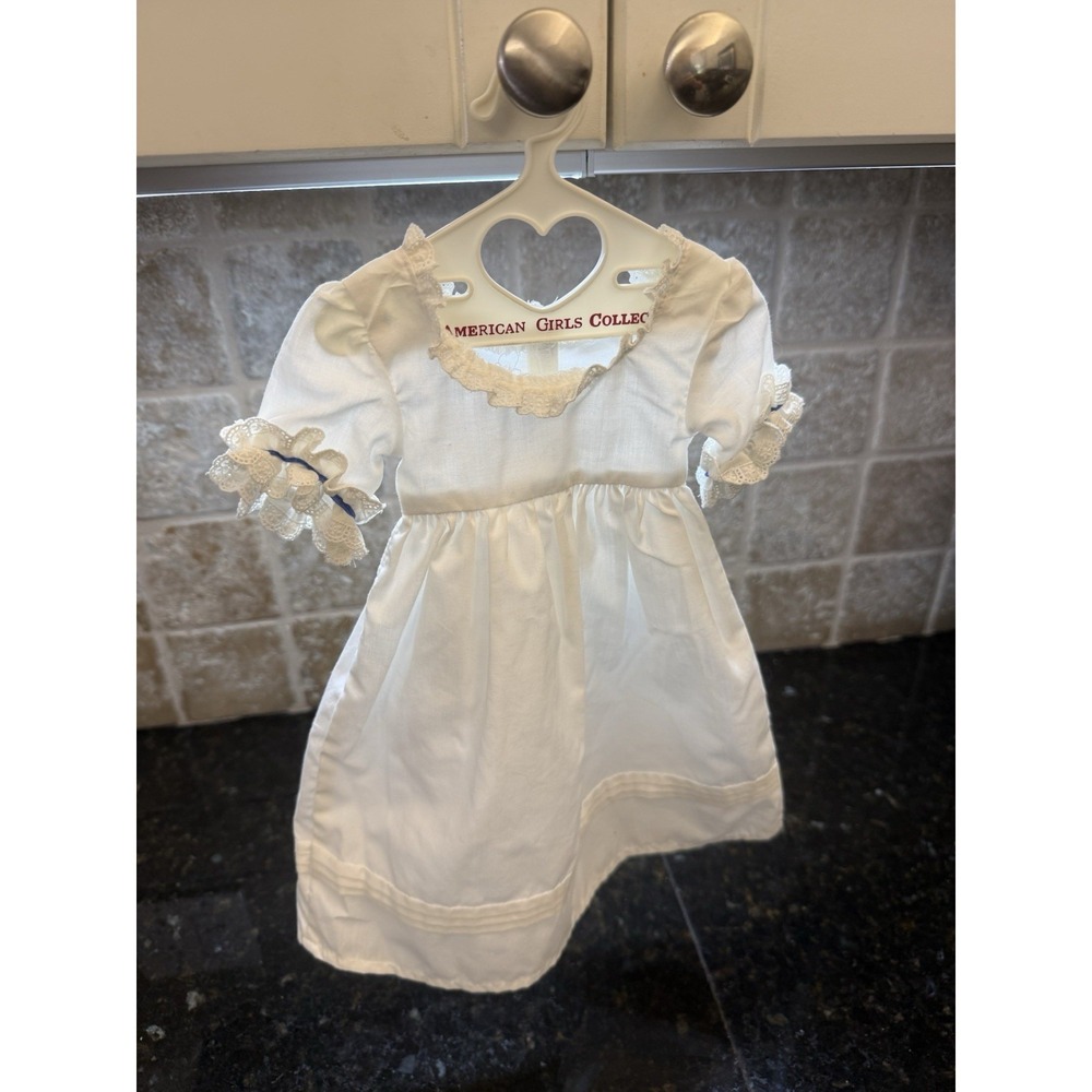 Pleasant Company Felicity White Summer Dress American Girl Doll Vintage 1994 EUC